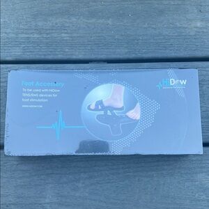 HiDow AcuSlippers Foot Massager Sandals TENS EMS Accessory New